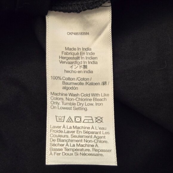 Madewell Puff-Sleeve Drop-Waist Midi Dress Black Size 2 NWT - Picture 10 of 11